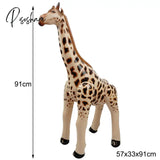 Large Simulation Giraffe Zebra Jungle Animals Inflatable Balloon Elephant Rabbit Frog Woodland