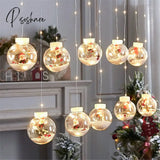 Led Wishing Ball Curtain String Lights Fairy Garland Window Bedroom Wedding New Year Christmas