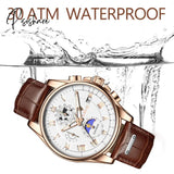 Lige Fashion Automatic Date Men Quartz Watches Top Brand Luxury Male Clock Chronograph Sport Mens