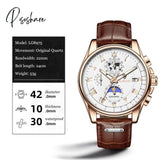 Lige Fashion Automatic Date Men Quartz Watches Top Brand Luxury Male Clock Chronograph Sport Mens