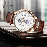 Lige Fashion Automatic Date Men Quartz Watches Top Brand Luxury Male Clock Chronograph Sport Mens