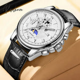 Lige Fashion Automatic Date Men Quartz Watches Top Brand Luxury Male Clock Chronograph Sport Mens