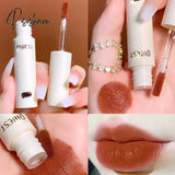 Lip Gloss 8 Colors Nude Matte Chocolate Lipstick Waterproof Long Lasting Women Red Tint Velvet