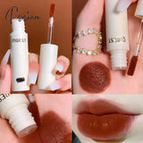 Lip Gloss 8 Colors Nude Matte Chocolate Lipstick Waterproof Long Lasting Women Red Tint Velvet