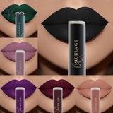 Lip Gloss Nude Matte Liquid Lipstick Long Lasting Lipgloss Waterproof Lip Glace Black Lipstick Lip Tint Free Shipping