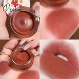 Lip Mud Velvet Matte Gloss Misty Lipstick Soft Waxy Long Lasting Glaze Sexy Lipstick With Brush 6