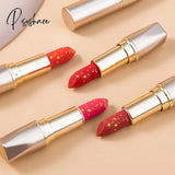 Lipsticks 7 Color Moisturizing Fine Glitter Lipstick Waterproof Long Lasting Makeup Lips Cosmetic