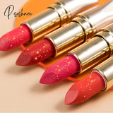 Lipsticks 7 Color Moisturizing Fine Glitter Lipstick Waterproof Long Lasting Makeup Lips Cosmetic