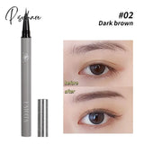 Liquid Eyebrow Pencil Ultra Thin Head Outline Enhancers Lying Silkworm Eyeliner Sweat-Proof 002