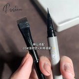 Liquid Eyebrow Pencil Ultra Thin Head Outline Enhancers Lying Silkworm Eyeliner Sweat-Proof 003 And