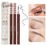 Liquid Eyebrow Pencil Ultra Thin Head Outline Enhancers Lying Silkworm Eyeliner Sweat-Proof