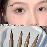 Liquid Eyebrow Pencil Waterproof Pen 0.005Mm Ultra Thin Head Sweatproof Eye Eyebrown Enhancers