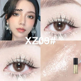 Liquid Eyeshadow Pearlescent Eyeliner Lying Silkworm High-Gloss Eye Cosmetic Easy To Wear