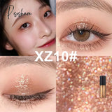 Liquid Eyeshadow Pearlescent Eyeliner Lying Silkworm High-Gloss Eye Cosmetic Easy To Wear