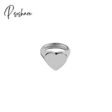 Lost Lady Broken Heart Ring Fashion Heart-Shaped Alloy Jewelry Wholesale Direct Sales Jh1276