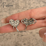 Lost Lady New Fashion Trend Personality Water Drop Earrings Same Model Women’s Alloy Jewelry