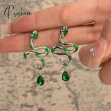 Lost Lady New Fashion Trend Personality Water Drop Earrings Same Model Women’s Alloy Jewelry