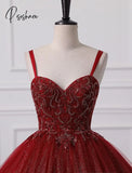 Luxury Quinceanera Dress Princess Floor Length Sleeveless Spaghetti Strap Lace With Beading