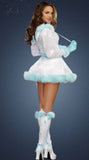 Luxury Sexy Dreamy Snow Maiden Christmas Princess Costumes Women Adult Santa Claus Party Fancy Dress