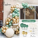 Macaron Green Balloon Garland Arch Kit Jungle Safari Theme Birthday Party Decorations Kids Wedding