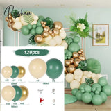 Macaron Green Balloon Garland Arch Kit Jungle Safari Theme Birthday Party Decorations Kids Wedding