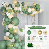 Macaron Green Balloon Garland Arch Kit Jungle Safari Theme Birthday Party Decorations Kids Wedding