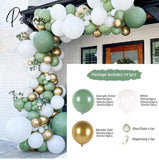 Macaron Green Balloon Garland Arch Kit Jungle Safari Theme Birthday Party Decorations Kids Wedding