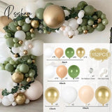 Macaron Green Balloon Garland Arch Kit Jungle Safari Theme Birthday Party Decorations Kids Wedding