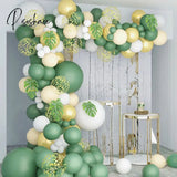 Macaron Green Balloon Garland Arch Kit Jungle Safari Theme Birthday Party Decorations Kids Wedding