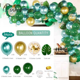 Macaron Green Balloon Garland Arch Kit Jungle Safari Theme Birthday Party Decorations Kids Wedding