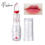 Magic Jelly Flower Lipstick Temperature Changing Lip Blam Transparent Moisturizing Gloss Korean