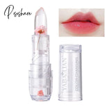 Magic Jelly Flower Lipstick Temperature Changing Lip Blam Transparent Moisturizing Gloss Korean