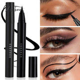 Matte Black Liquid Eyeliner Waterproof Pencil Long-Lasting Last Lower Eyelash Pen Quick-Dry No