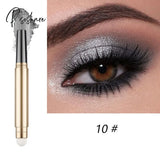 Matte Color Eye Shadow Pen Liner Pencil Glitter Metallic Eyeshadow Stick Mother Of Pearl Dark