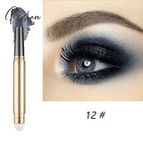 Matte Color Eye Shadow Pen Liner Pencil Glitter Metallic Eyeshadow Stick Mother Of Pearl Dark