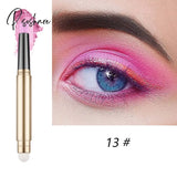 Matte Color Eye Shadow Pen Liner Pencil Glitter Metallic Eyeshadow Stick Mother Of Pearl Dark