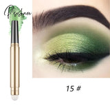 Matte Color Eye Shadow Pen Liner Pencil Glitter Metallic Eyeshadow Stick Mother Of Pearl Dark