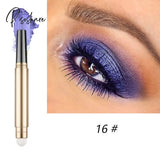 Matte Color Eye Shadow Pen Liner Pencil Glitter Metallic Eyeshadow Stick Mother Of Pearl Dark