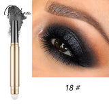 Matte Color Eye Shadow Pen Liner Pencil Glitter Metallic Eyeshadow Stick Mother Of Pearl Dark