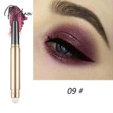 Matte Color Eye Shadow Pen Liner Pencil Glitter Metallic Eyeshadow Stick Mother Of Pearl Dark