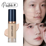 Matte Liquid Face Foundation Long Wear Oil Control Full Coverage Concealer Waterproof Contour