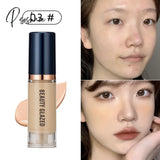 Matte Liquid Face Foundation Long Wear Oil Control Full Coverage Concealer Waterproof Contour