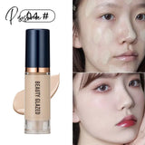 Matte Liquid Face Foundation Long Wear Oil Control Full Coverage Concealer Waterproof Contour