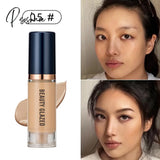 Matte Liquid Face Foundation Long Wear Oil Control Full Coverage Concealer Waterproof Contour