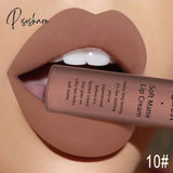 Matte Liquid Lip Gloss Lipstick Waterproof Long Lasting Velvet Nude Red Tint Black Colors Lipgloss