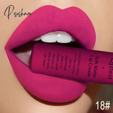 Matte Liquid Lip Gloss Lipstick Waterproof Long Lasting Velvet Nude Red Tint Black Colors Lipgloss