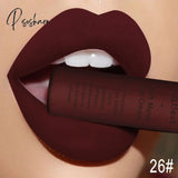 Matte Liquid Lip Gloss Lipstick Waterproof Long Lasting Velvet Nude Red Tint Black Colors Lipgloss