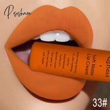 Matte Liquid Lip Gloss Lipstick Waterproof Long Lasting Velvet Nude Red Tint Black Colors Lipgloss