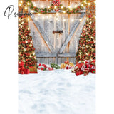 Merry Christmas Photography Backdrop Baby Family Portrait Party Decor Photographic Background