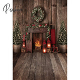 Merry Christmas Photography Backdrop Baby Family Portrait Party Decor Photographic Background